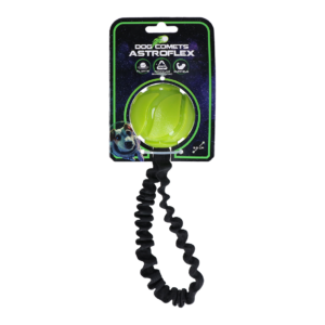 Dog Comets AstroFlex Groen - Bal met Elastische Band voor Honden