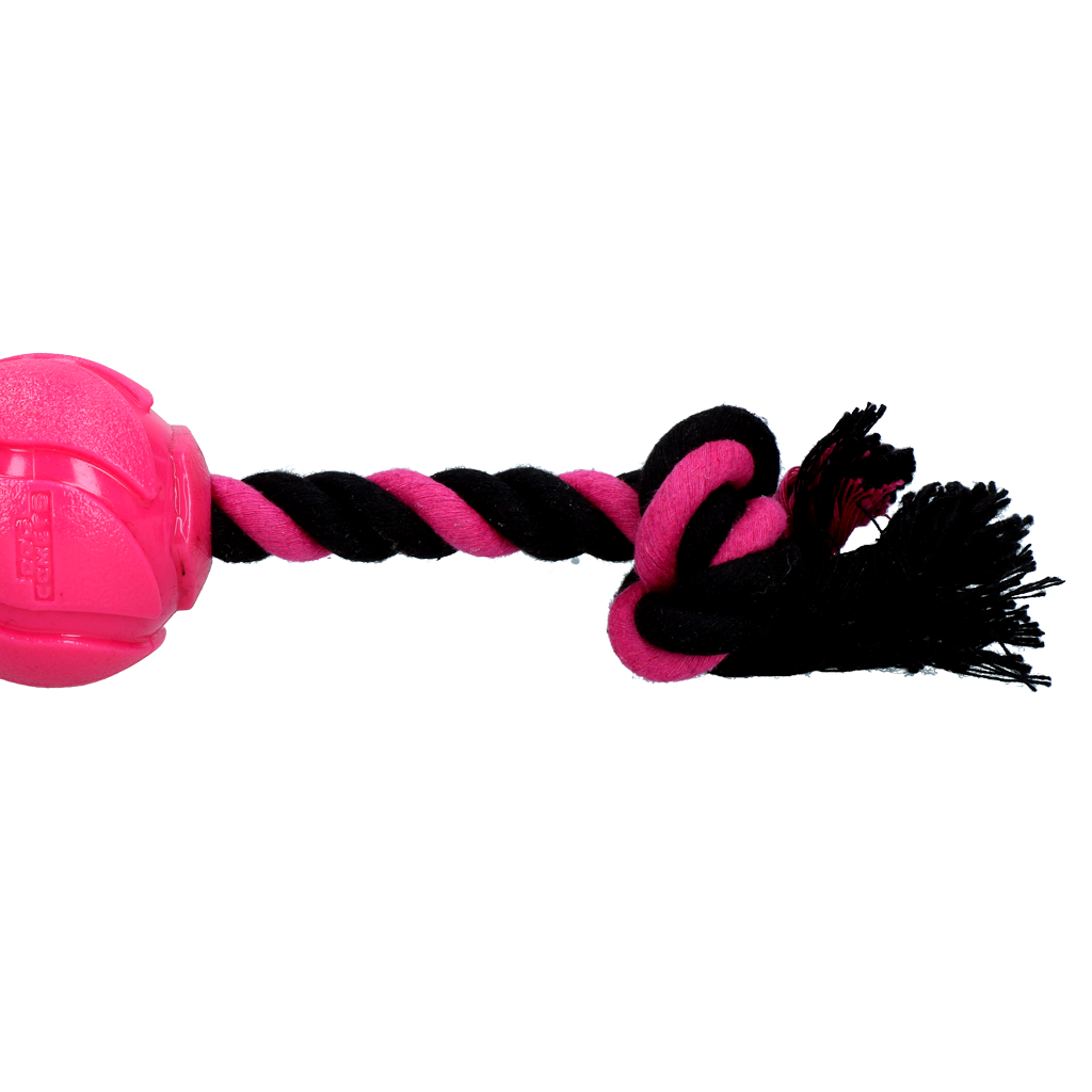 Dog Comets AstroTug Roze - Interactief Hondenspeelgoed met Bal en Touw - afbeelding 3