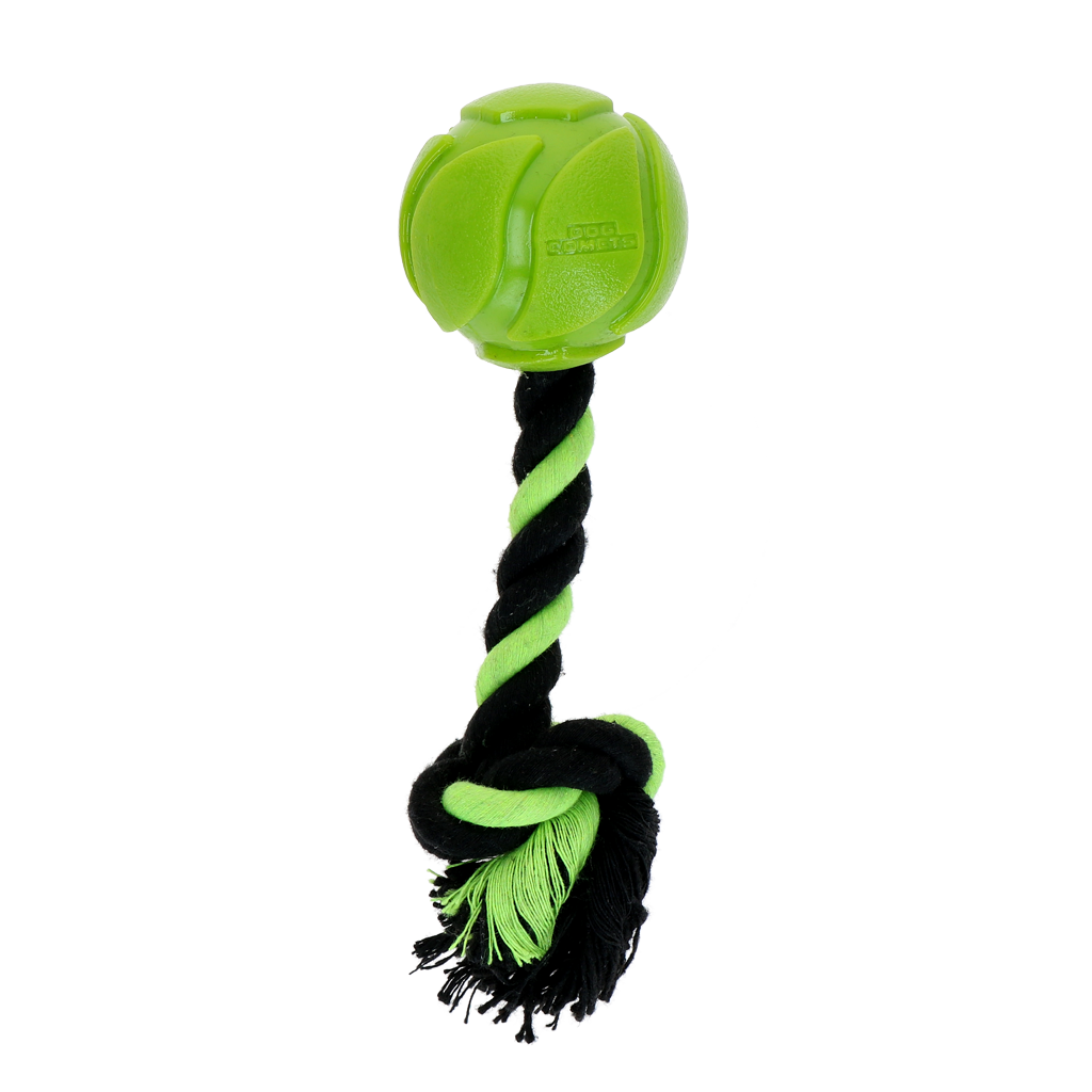 Dog Comets AstroTug Groen - Interactief Hondenspeelgoed met Bal en Touw - afbeelding 2