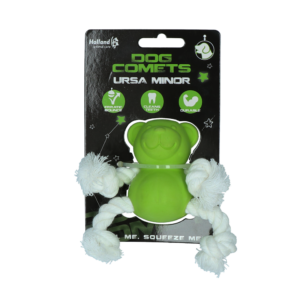 Dog Comets Ursa Minor Groen - Speelgoed Beer van Natuurlijk Rubber