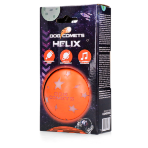 Dog Comets Helix Oranje - Interactieve Speelbal voor Honden