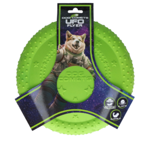 Dog Comets UFO Flyer Groen M - Hondenfrisbee voor Actieve Honden