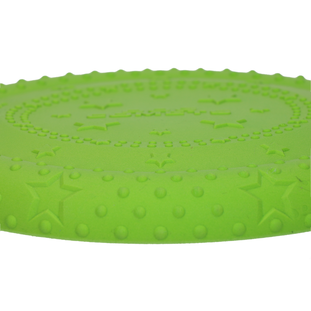 Dog Comets UFO Flyer Groen M - Hondenfrisbee voor Actieve Honden - afbeelding 4