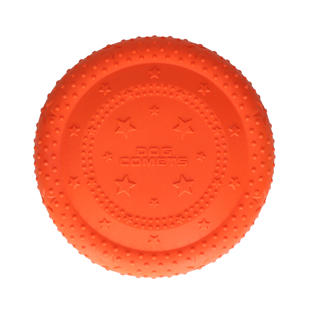 Dog Comets UFO Flyer Oranje M - Hondenfrisbee voor Actieve Honden - afbeelding 3