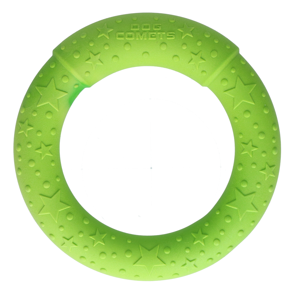 Dog Comets UFO Ring Groen M - Speelgoed voor Actieve Honden - afbeelding 3