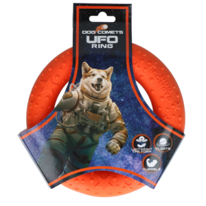 Dog Comets UFO Ring Oranje M - Speelgoed voor Actieve Honden