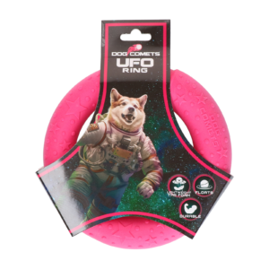Dog Comets UFO Ring Roze S - Speelgoed voor Actieve Honden