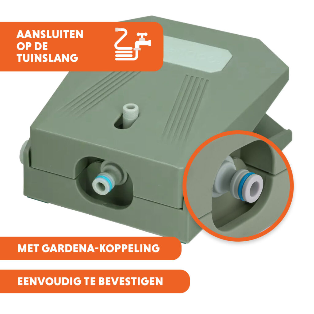 Coolpets Splash Water Fountain Olijfgroen - Waterfontein voor Buiten - afbeelding 3