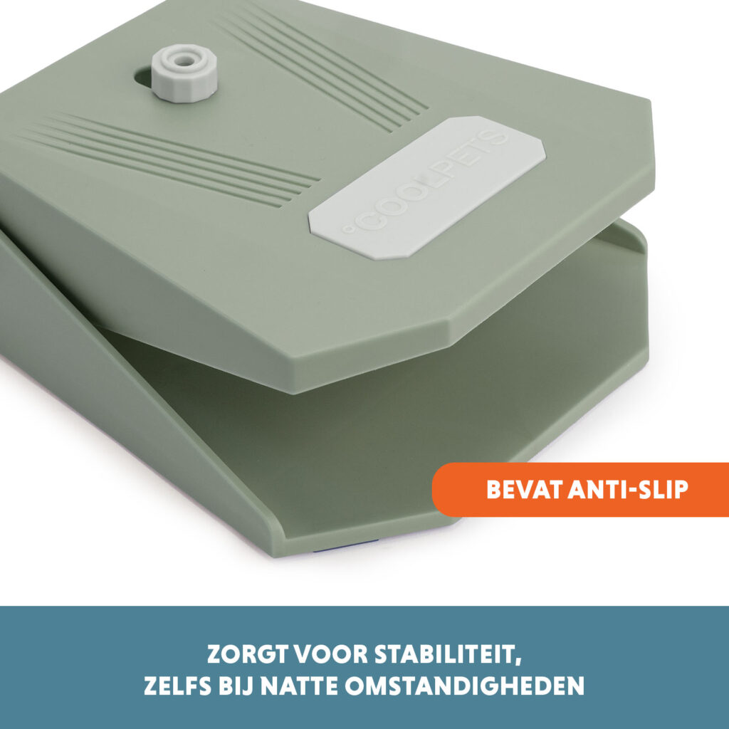 Coolpets Splash Water Fountain Olijfgroen - Waterfontein voor Buiten - afbeelding 5