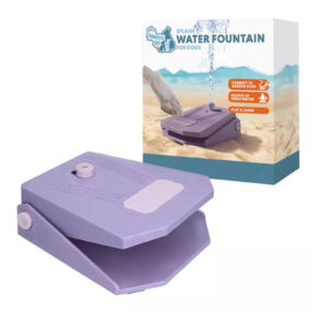 Coolpets Splash Water Fountain Lila - Buitenwaterfontein met Voetpedaal