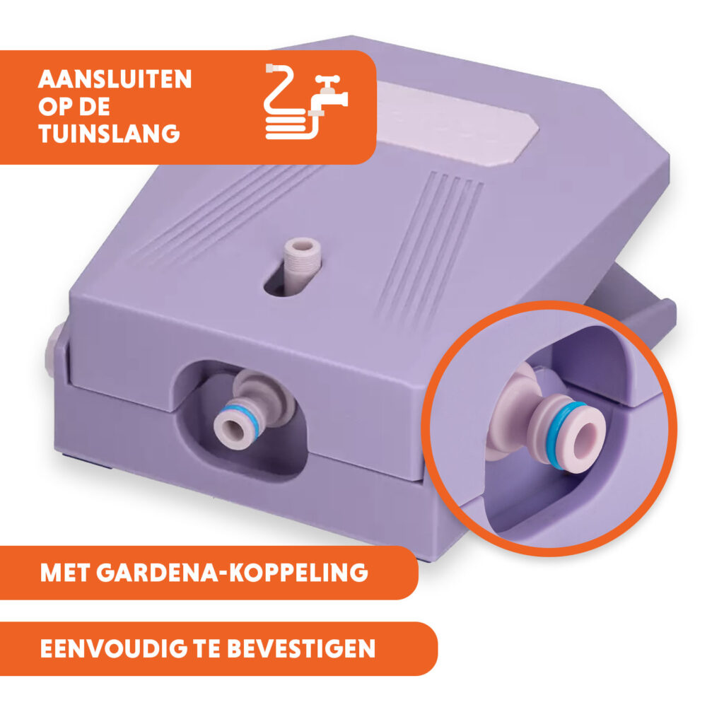 Coolpets Splash Water Fountain Lila - Buitenwaterfontein met Voetpedaal - afbeelding 3