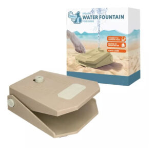 Coolpets Splash Water Fountain Beige - Waterfontein voor Buiten