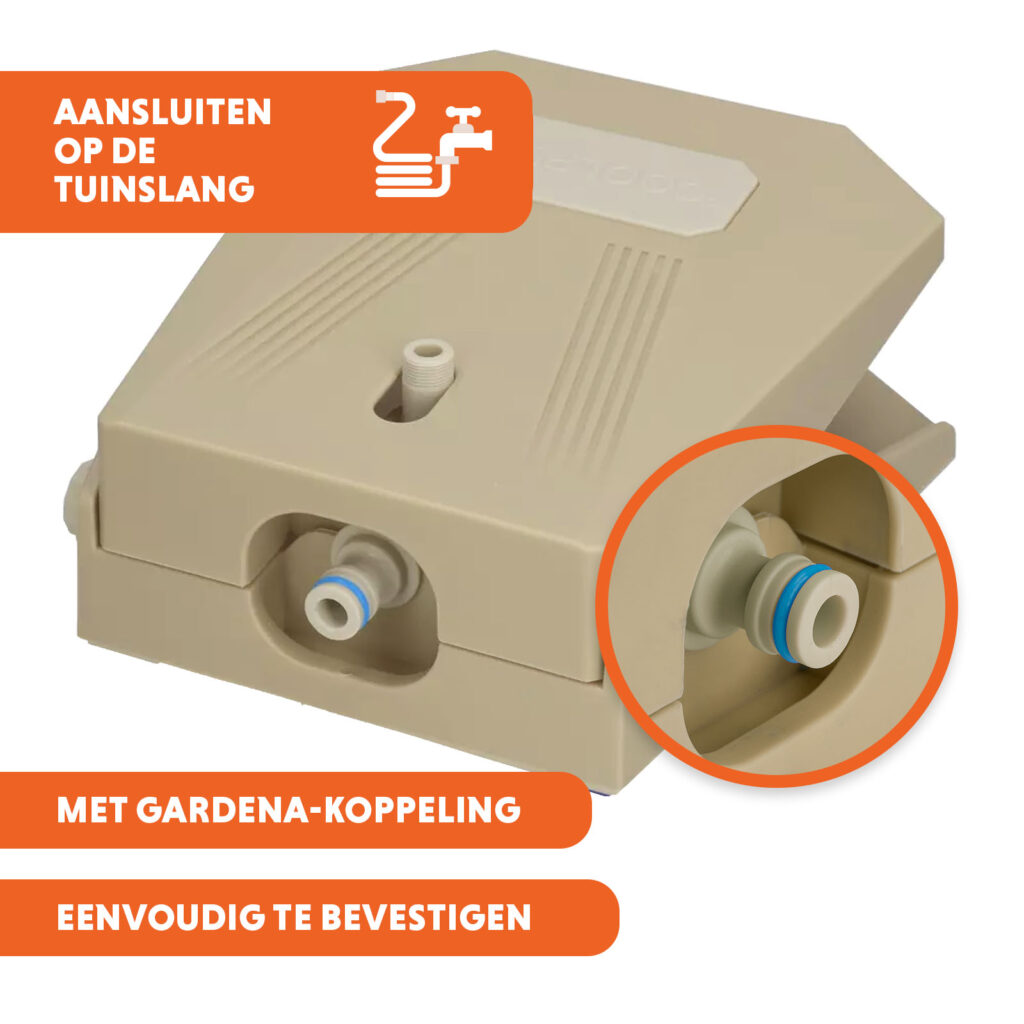 Coolpets Splash Water Fountain Beige - Waterfontein voor Buiten - afbeelding 3