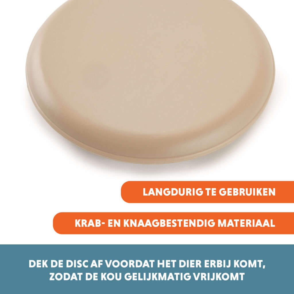 Coolpets Cooling Disc Beige - Verkoelingsdisc voor Huisdieren - afbeelding 5