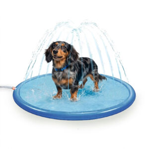 Coolpets Splash Sprinkler Pad S 100 cm - Verkoelende watermat voor honden