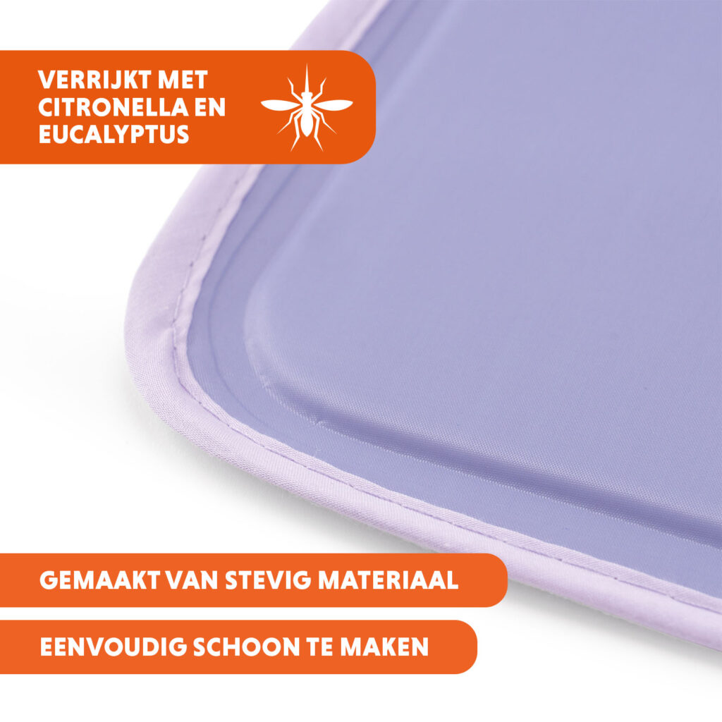 Coolpets Gel Cooling Mat Lila L - Koelmat voor Honden en Katten - afbeelding 5