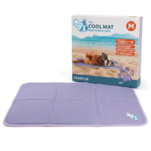 Coolpets Gel Cooling Mat Lila M - Koelmat voor Honden en Katten