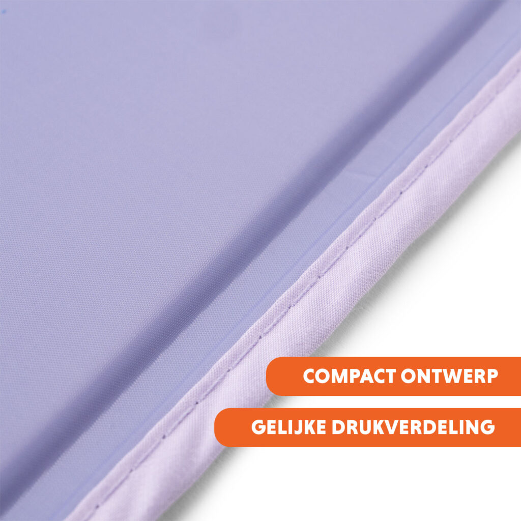 Coolpets Gel Cooling Mat Lila XL - Koelmat voor Honden en Katten - afbeelding 6