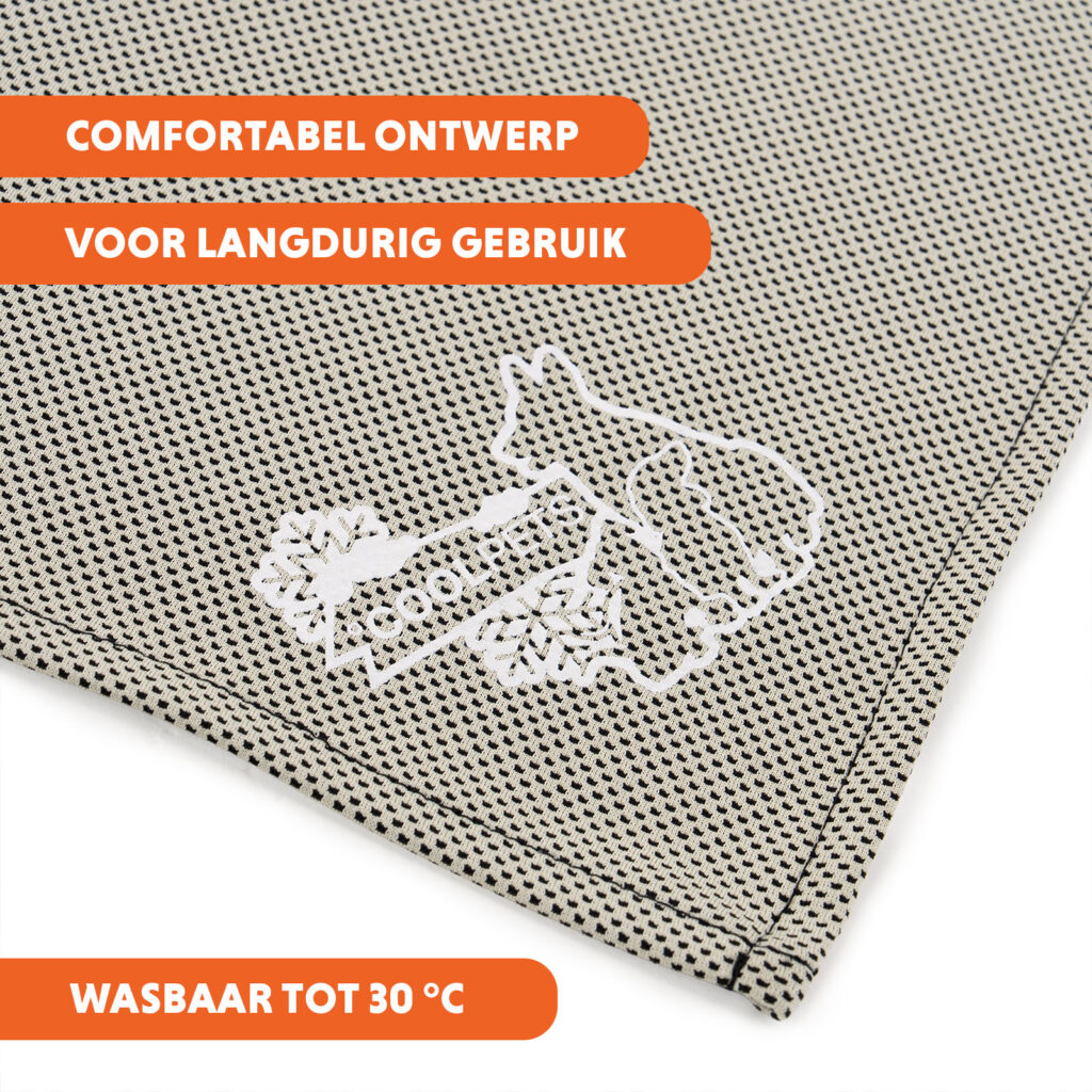 Coolpets Cooling Bandana Beige M voor Honden - afbeelding 6