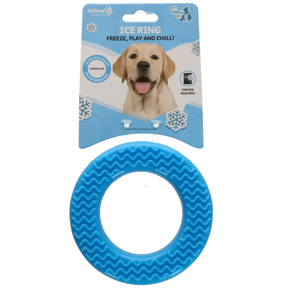 Coolpets Ice Ring - Verkoelend Hondenspeeltje voor Warme Dagen - afbeelding 1
