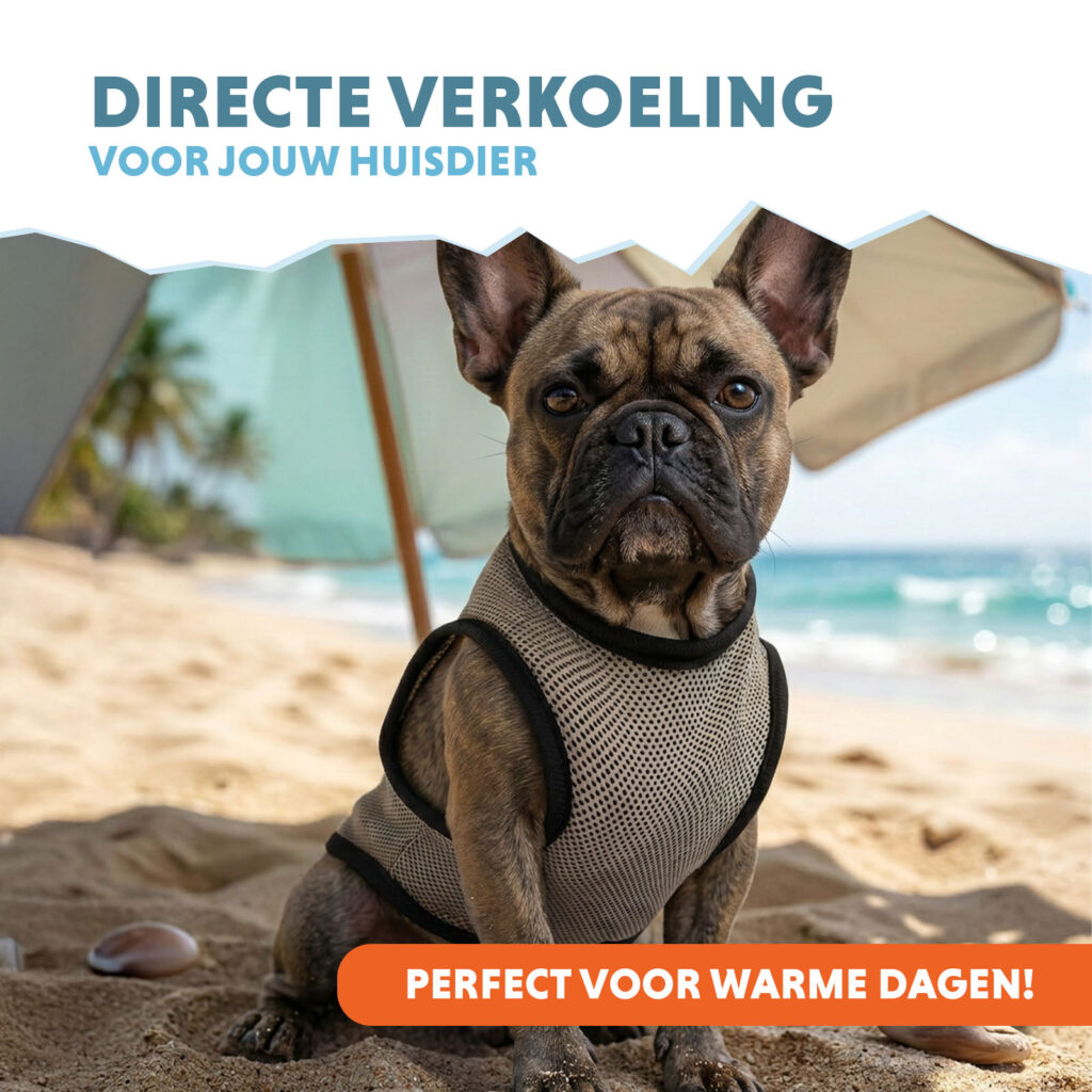 Coolpets Cooling Vest S (ruglengte 25 cm) voor huisdieren - afbeelding 2