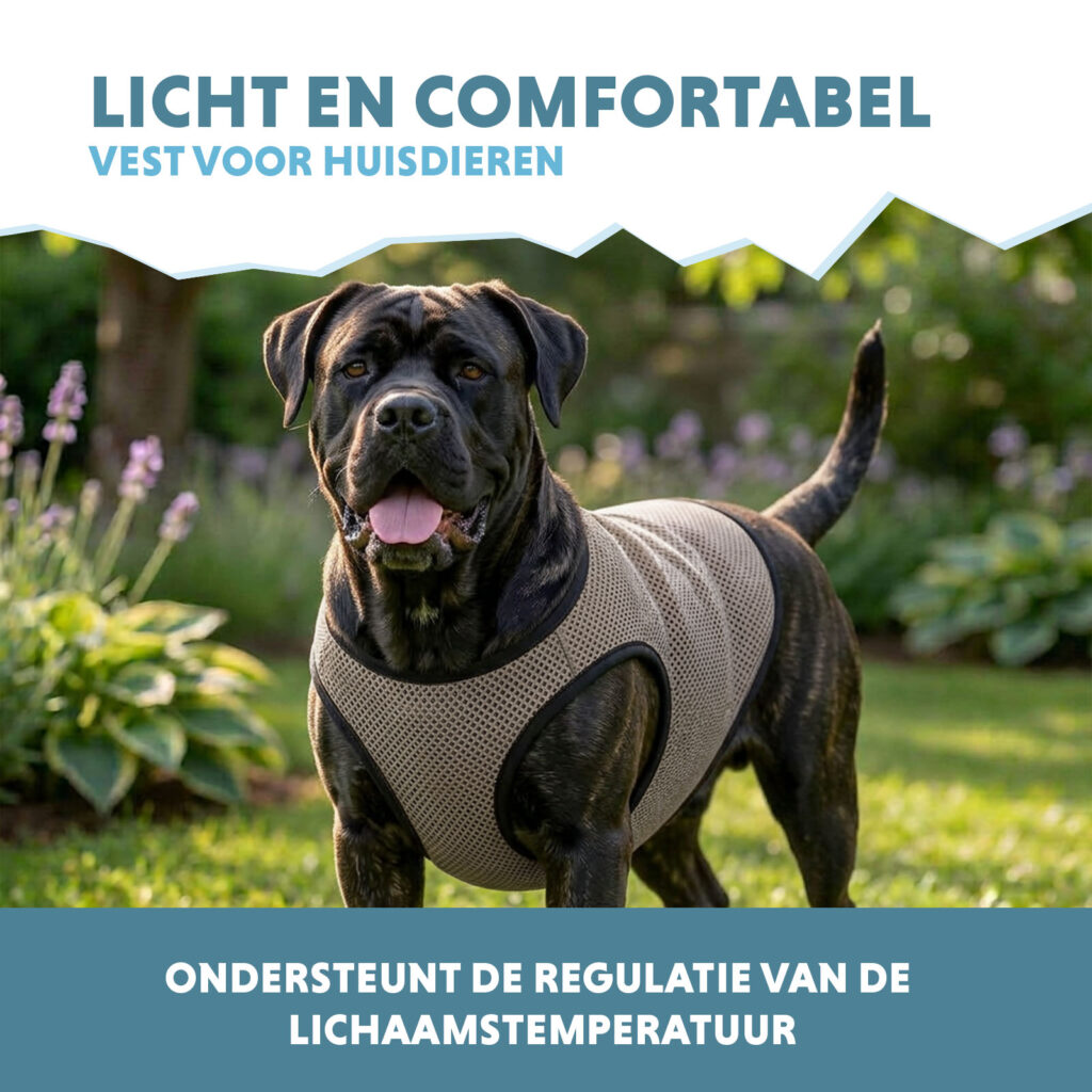 Coolpets Cooling Vest XL (ruglengte 40 cm) voor huisdieren - afbeelding 4