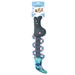 CoolPets Pull Me! Crocky Rope Flamingo - Speelgoed voor Honden