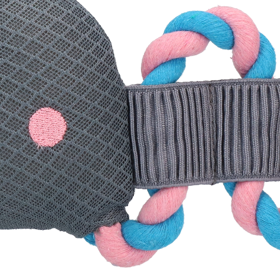 CoolPets Pull Me! Crocky Rope Flamingo - Speelgoed voor Honden - afbeelding 3