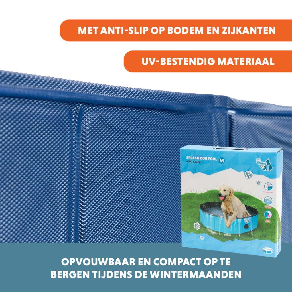 CoolPets Splash Dog Pool ø 80 x 20 cm - Hondenzwembad - afbeelding 5