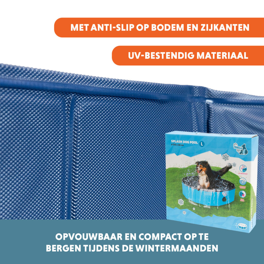 CoolPets Splash Dog Pool ø 120 x 30 cm - Honden zwembad - afbeelding 5