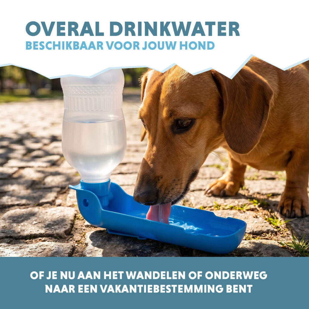 CoolPets Fresh 2GO Drinkfles 300 ml voor Honden - afbeelding 4