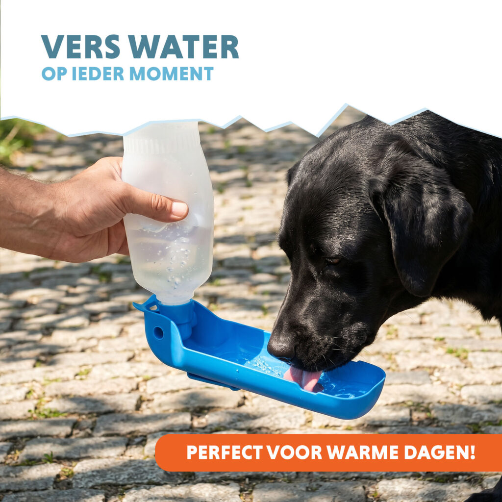 CoolPets Fresh 2GO Drinkfles 500 ml voor Honden - afbeelding 2