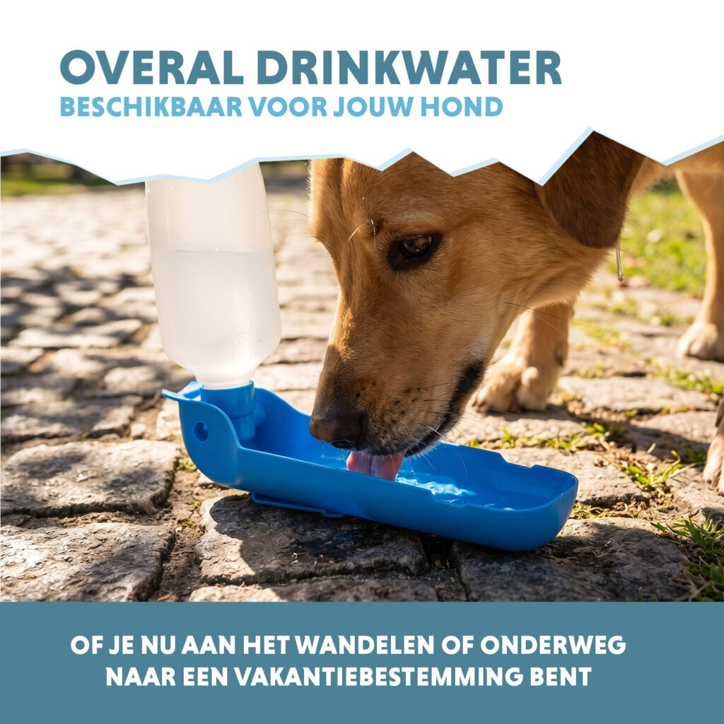 CoolPets Fresh 2GO Drinkfles 500 ml voor Honden - afbeelding 4