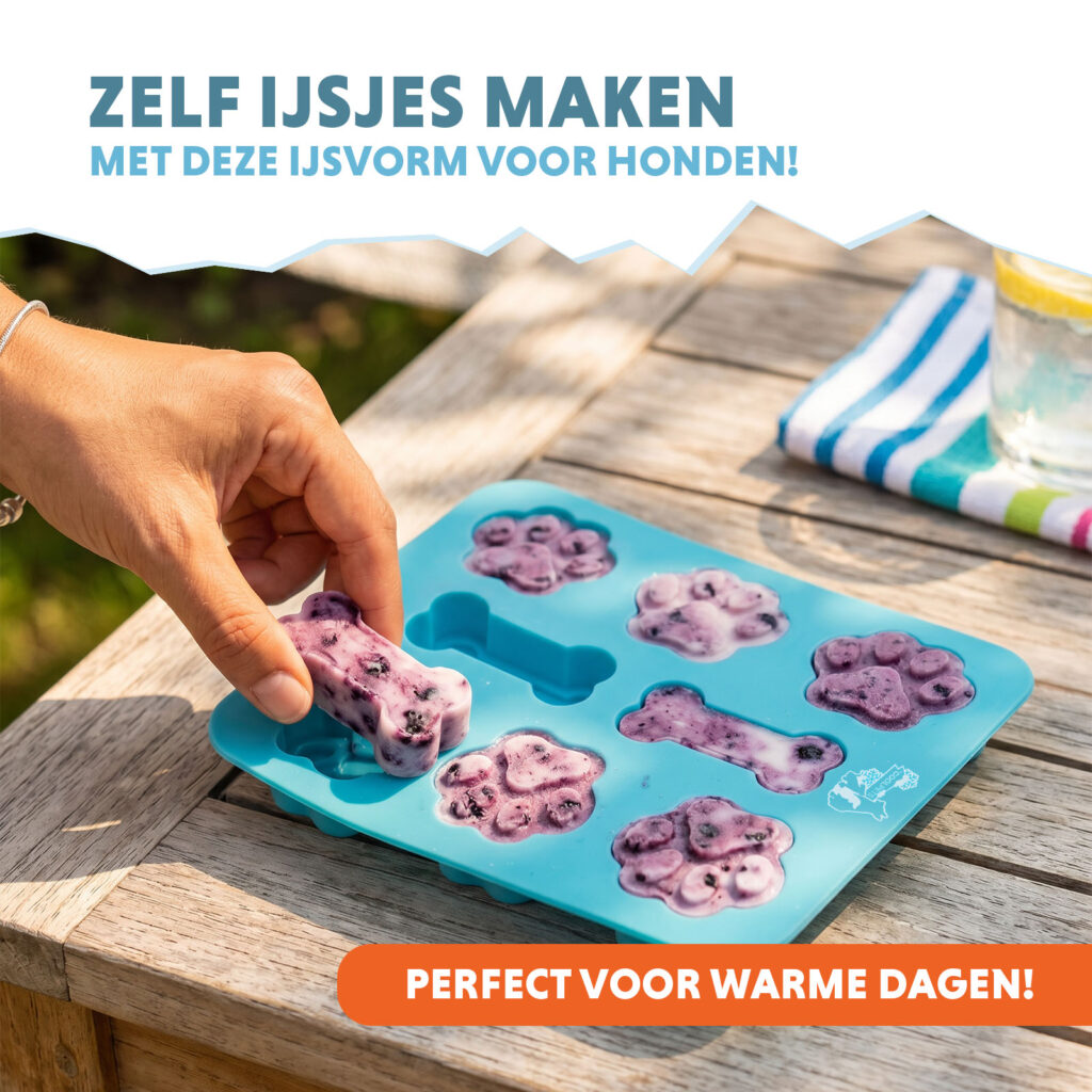 CoolPets Dog Ice Mix Tray - IJsjesvorm voor Honden - afbeelding 3