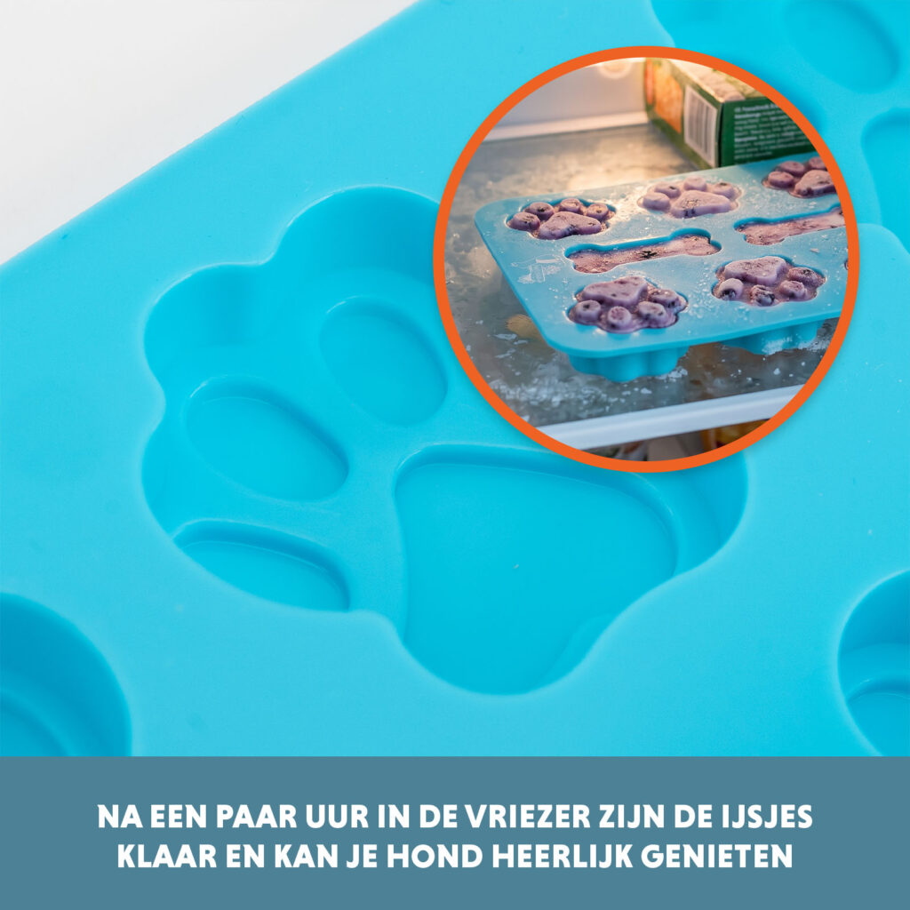 CoolPets Dog Ice Mix Tray - IJsjesvorm voor Honden - afbeelding 4