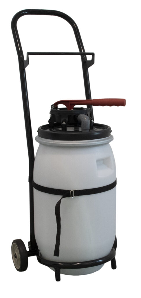 Excellent Cow Drencher Kar - Mobiele trolley voor het verplaatsen van de Cow Drencher - afbeelding 3