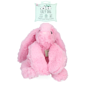Cozy Dog Bunny Roze - Knuffeltje met warmte en hartslag voor honden