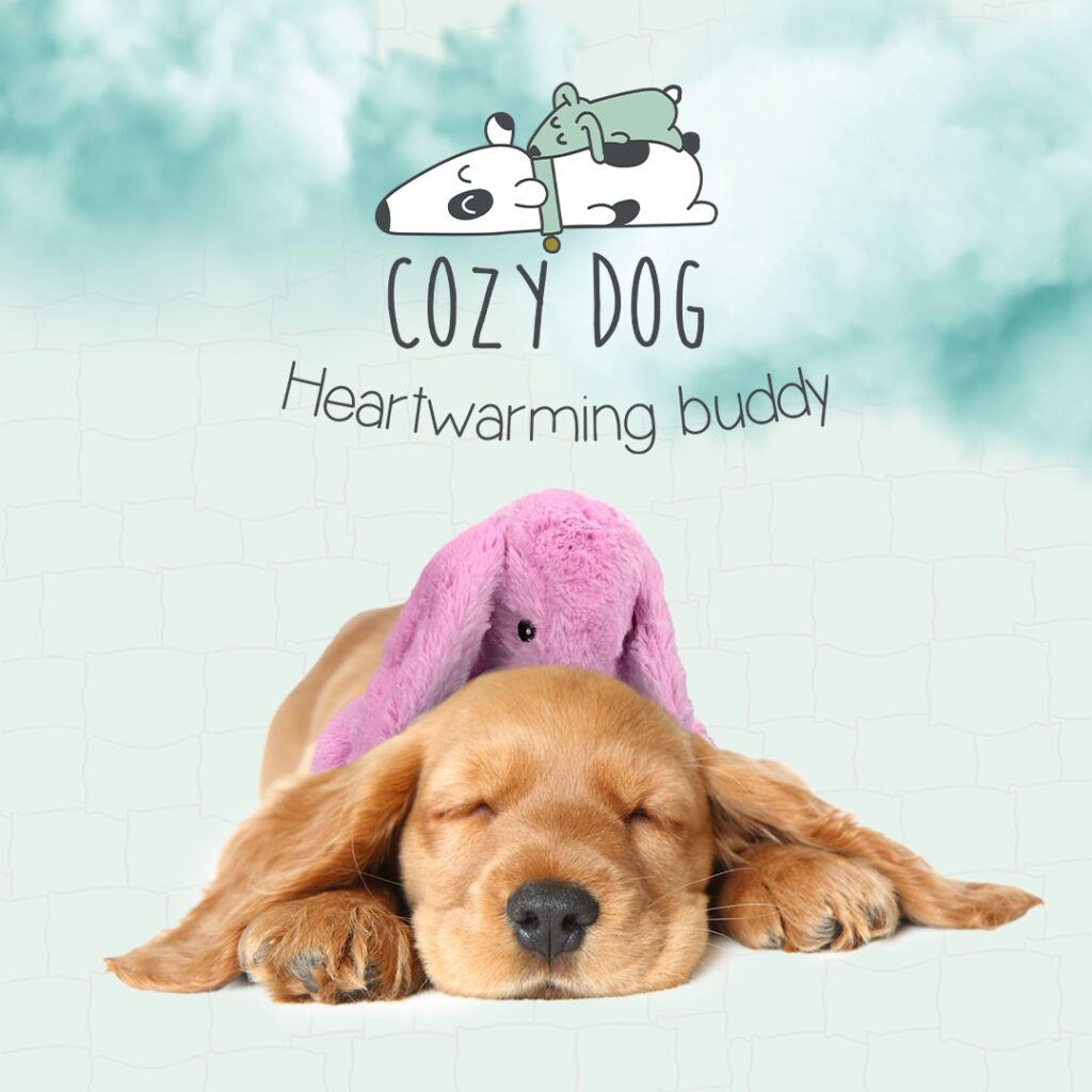 Cozy Dog Bunny Roze - Knuffeltje met warmte en hartslag voor honden - afbeelding 4