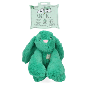 Cozy Dog Bunny Groen - Knuffel met Warmte en Hartslag voor Honden