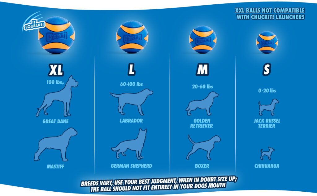 Chuckit! Ultra Squeaker Ball S (2-pack) - Speelgoed voor Honden - afbeelding 3