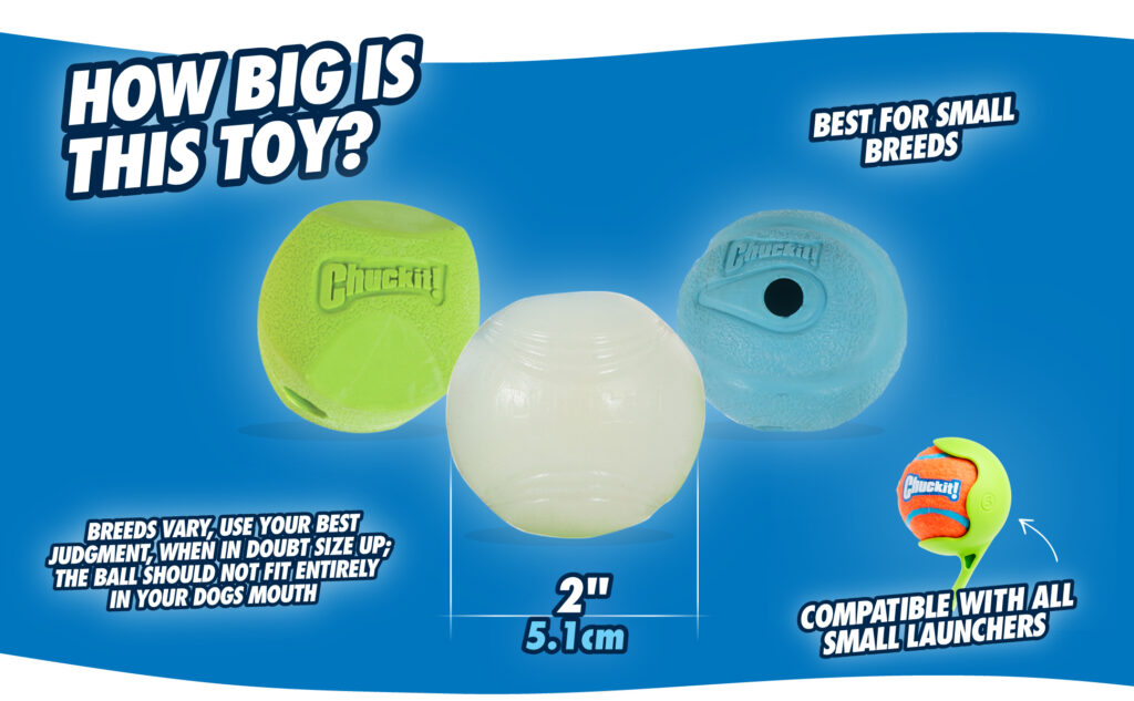 Chuckit! Fetch Medley S - Mix van 3 populaire ballen voor honden - afbeelding 4