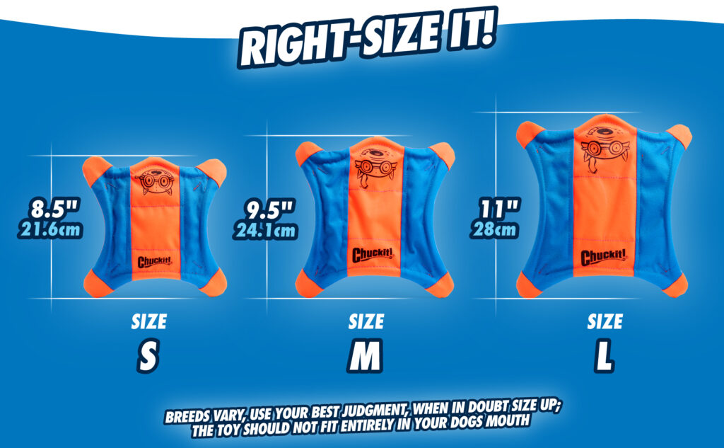 Chuckit! Ultra Flying Squirrel - Stevige Frisbee voor Hondenspelletjes - afbeelding 5
