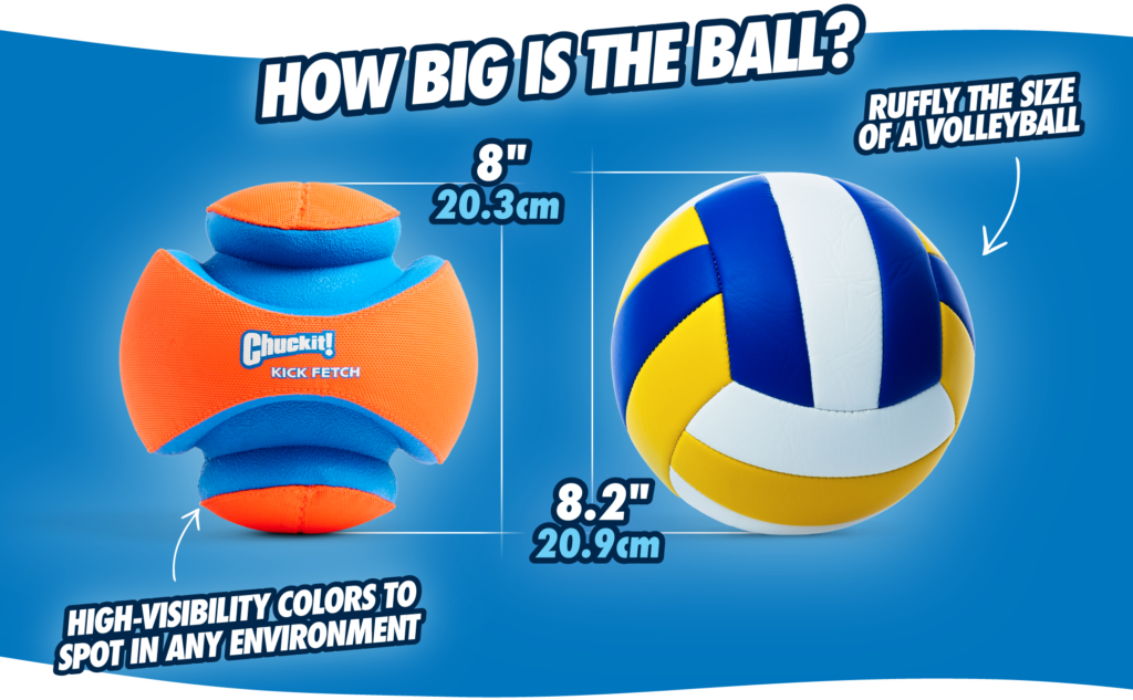 Chuckit! Giggle Kick Fetch - Apporteerbal met Geluid Ø 14 cm - afbeelding 5
