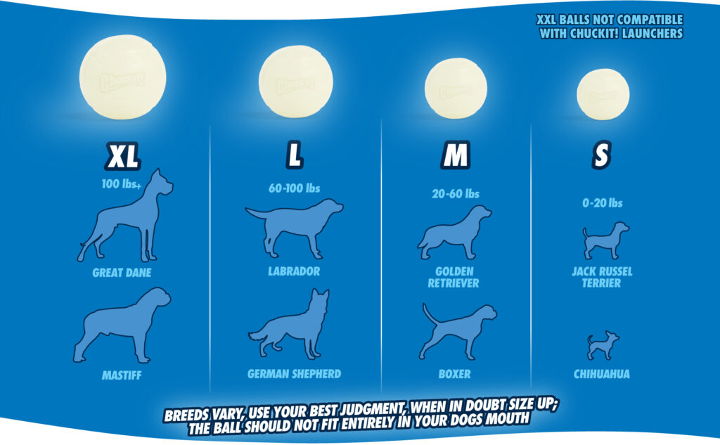 Chuckit! Max Glow XL - Lichtgevende Hondenspeelbal voor Donker - afbeelding 4