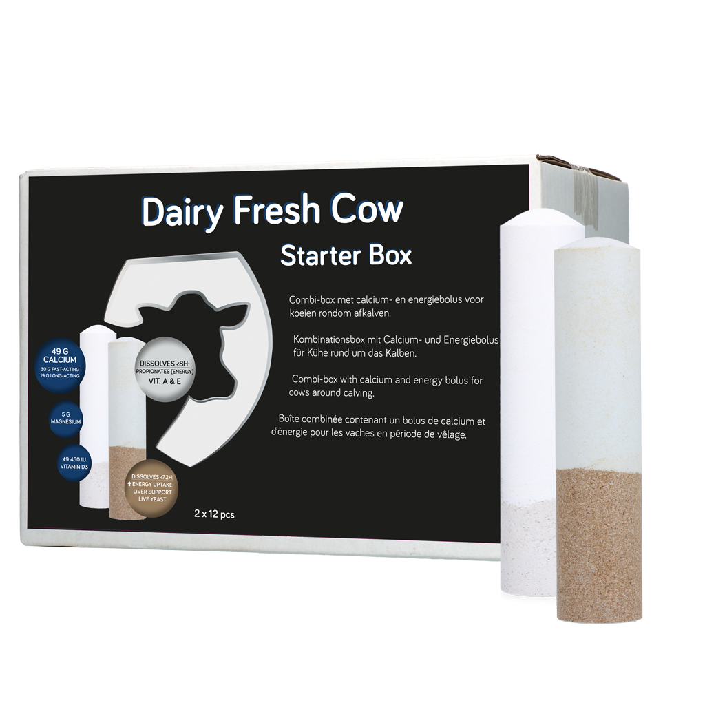 DairyCombi Profi Bolus 2 x 12 stuks - Calcium en Energie voor Koeien