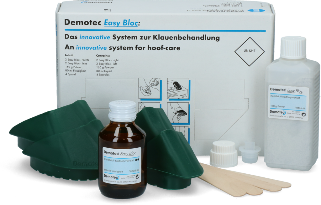 Demotec Easy Bloc 4 Behandelingen - Klauwverzorgingssysteem - afbeelding 3