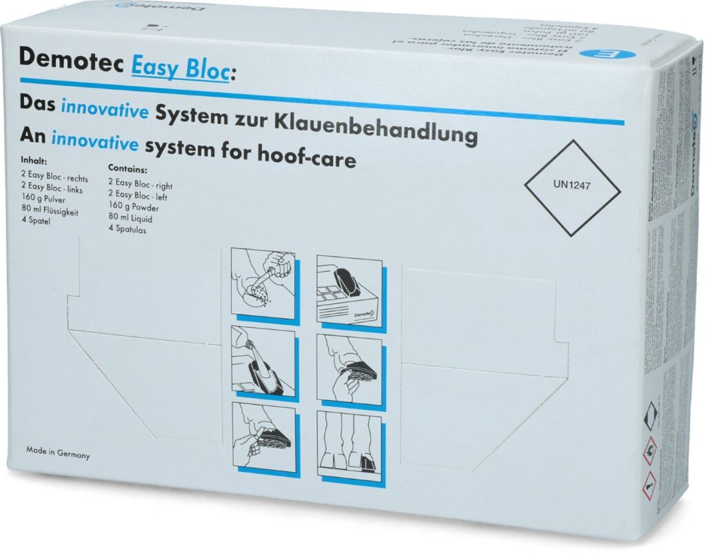 Demotec Easy Bloc 4 Behandelingen - Klauwverzorgingssysteem - afbeelding 2