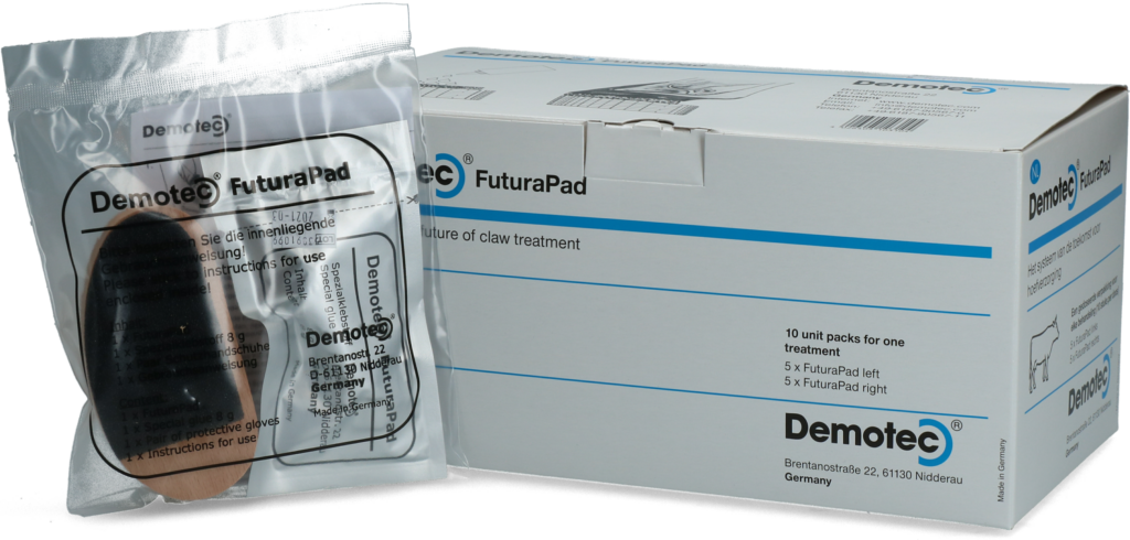 Demotec FuturaPad 10 behandelingen voor klauwverzorging - afbeelding 1
