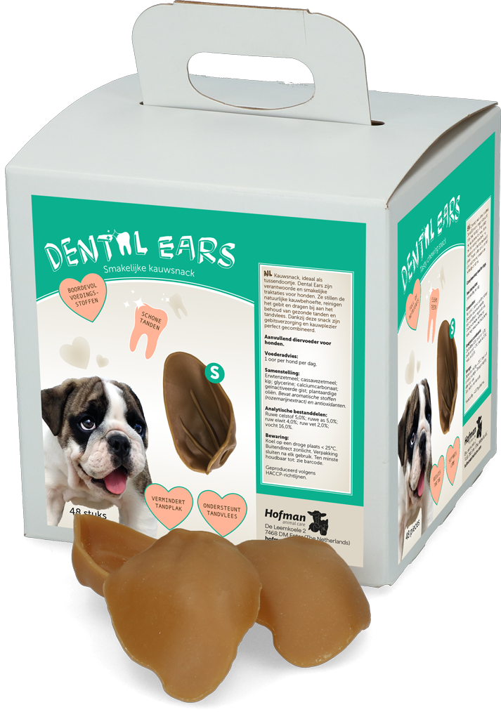 Dental Ears Small 48 st. - Snacks voor Honden - afbeelding 1