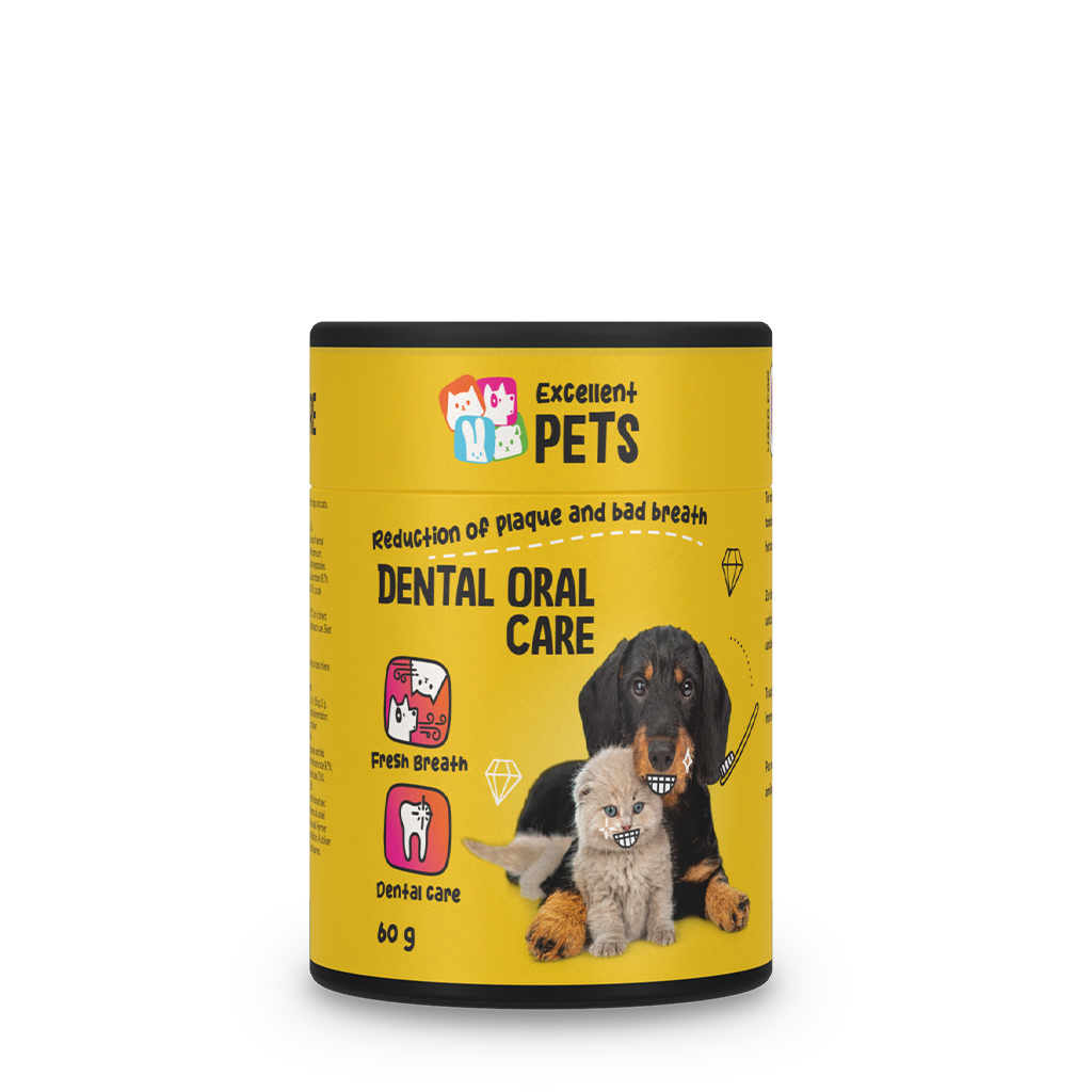 Excellent Pets Dental Oral Care 60 g - Poeder voor Honden en Katten - afbeelding 1